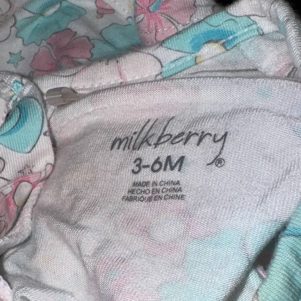 Floral Diaper Cover with Pink Tulle Accent